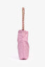 Pre-loved Chanel™ Pink Lambskin 22 Medium Hobo Bag with Pouch