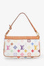 Louis Vuitton 2004 White/Multicolour Monogram Pochette Accessoires Shoulder Bag