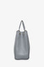 Christian Dior Grey/Pink Leather Medium Diorissimo Tote with Pouch