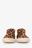 Pierre Hardy Leopard Ponyhair Sneakers Size 39