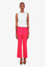 Gucci Pink Straight Leg Pants Size 42