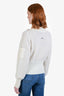 Canada Goose White Alpaca Wool Blend Zip Up Cardigan Size XS
