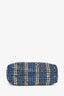 Alexander Wang Blue Small Heiress Crystal Mesh Pouch