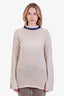 Marni Beige/Blue Cashmere Rollneck Sweater Size 42