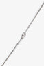 Hermès Palladium-Plated Turquoise Lacquered Pop H Pendant Necklace