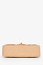 Pre-loved Chanel™ 2025 Beige Caviar Small Double Flap Shoulder Bag