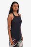 Rick Owens FW 2019 Navy Cotton Sleeveless Top Estimated Size 4