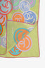 Pre-loved Chanel™ Green/Multi Silk CC Circle Square Scarf
