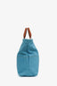 Miu Miu Vintage Blue Canvas Tote Bag