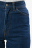 Acne Studios Blue Denim High Rise Wide Leg Jeans Size 26
