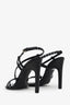 Louis Vuitton Black Monogram Citizen Strappy Sandal Size 38