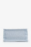 Christian Dior 2026 Blue Oblique Embroidery Lace Book Tote with Strap
