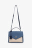 Louis Vuitton 2018 Blue/Cream Taurillon Leather My Lockme Top Handle with Strap
