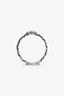 Gucci Sterling Silver GG Logo Band Ring