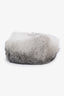 Vintage White/Black Fox Fur Hat
