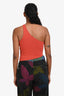 ALC Orange Asymmetrical One Shoulder Cropped Top Size S