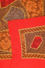 Givenchy Red/Orange Silk Scarf