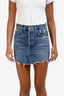 Agolde Blue Denim Mini Skirt Size 25