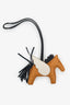 Hermès 2021 Sesame Leather Rodeo Horse Charm