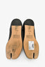 Maison Margiela Black Leather Tabi Flats Size 38