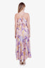 ASTR Pink/Purple Floral 'Blythe' Midi Dress Size L