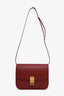 Celine Red Leather Medium Box Bag