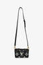 Louis Vuitton Black/White Giant Monogram Nano Speedy with Strap