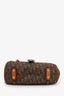 Christian Dior Brown Diorissimo Romantique Shoulder Bag