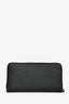 Prada Black Saffiano Leather Long Zip Wallet