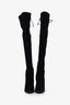 Stuart Weitzman Black Suede Knee High Boots Size 6