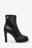 Pre-loved Chanel™ Black Interlocking CC Logo Boots Size 38C