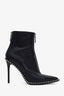 Alexander Wang Black Leather Nova Studded Ankle Boots Size 41
