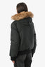 Mackage Dark Green Fur Hood Down 'Dickson' Jacket Size 42