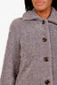 Samsøe Samsøe Grey Sharkskin Aylina Jacket Size XS
