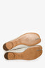 Maison Margiela White Distressed Suede Tabi Mule Size 40