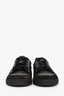 Christian Dior Black Leather and Suede CD Logo Low Top Sneakers Size 39.5
