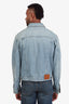 Louis Vuitton 2025 Blue Denim Trucker Jacket Size 52 Mens