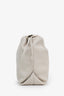 Saint Laurent 2019 Cream Leather 'Mini Teddy' Bucket Bag with Pouch