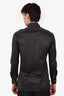 Kiton Dark Grey Cotton Button Down Shirt Size 38 Mens