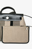 Hermès 2020 Cream/Black Toile H Vibration Herbag Zip 31 With Pouch