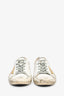 Golden Goose White/Gold Leather Superstar Low-Top Sneakers Size 38