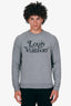 Louis Vuitton x Nigo 2020 Grey Logo Printed Sweatshirt Size XS Mens