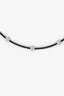 Alor Black Cable 14kt White Gold Triple Station Necklace