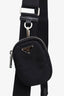 Prada Black Re-Nylon Re-Edition 2005 Crossbody Bag with Strap and Pouch