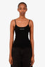 Miu Miu Black Ribbed Seamless Tank Top Size XS/S