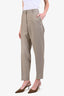 Toteme Beige Tapered Trousers Size 4