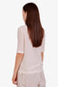 Brunello Cucinelli Cream Silk Sheer Blouse Size XS