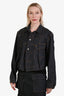 Sacai 2024 Dark Blue Denim Panel Jacket Size 1