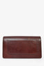 Brunello Cucinelli Brown Leather Monili Detailed Crossbody Bag