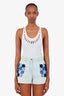 Alaïa White Cut Out One Piece Swimsuit Size 34